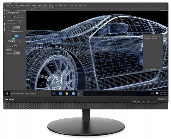 BEZRAMKOWY MONITOR LED LENOVO X1A 27" UHD 3840x2160 IPS USB DP klasa B