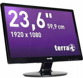 MONITOR TERRA 2445W 24" ADS 1920×1080 DVI-D VGA GŁOŚNIKI klasa B