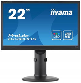 MONITOR IIYAMA B2280HS-B1 22" 1920x1080 TN HDMI DVI-D VGA GŁOŚNIKI klasa C