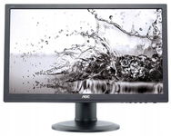 MONITOR LED AOC E2460PDA 24" 1920x1080 TN FHD VGA DVI GŁOŚNIKI klasa A