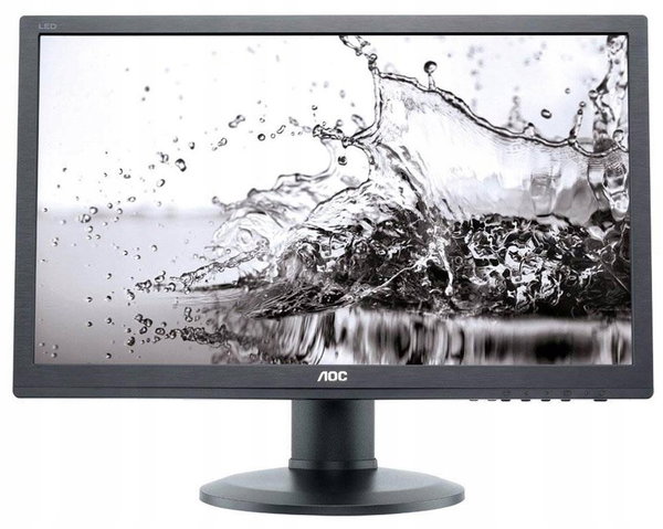 MONITOR LED AOC E2460PDA 24" 1920x1080 TN FHD VGA DVI GŁOŚNIKI klasa A