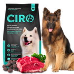CIRO Karma sucha dla psa owczarek labrador golden witaminy 10kg ADULT BEEF