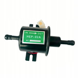 Elektryczna przpływowa pompka pompa do paliwa hep-02a 12v 3-6 psi czarny