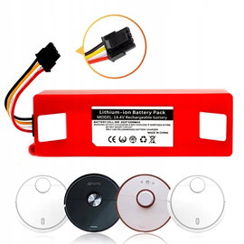 Bateria do xiaomi roborock s5/s6/s7/s8/s50/s55 14,8v 5200mah