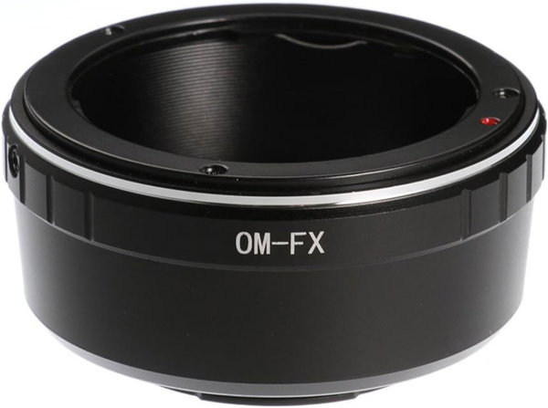 Adapter om-fx olympus om do fuji fujifilm x x-t x-e x-pro obiektyw
