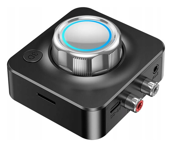 Odbiornik bluetooth 5.0 audio aux rca jack 3,5 mm microsd tf 3d hifi