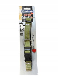 Obroża dla psa vitakraft for you selection m-l 35-53 cm 20 mm zielona