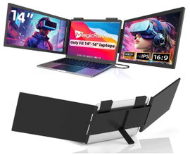 Monitor magicraven z140a01d do laptopa przenośny monitor podwójny 14"