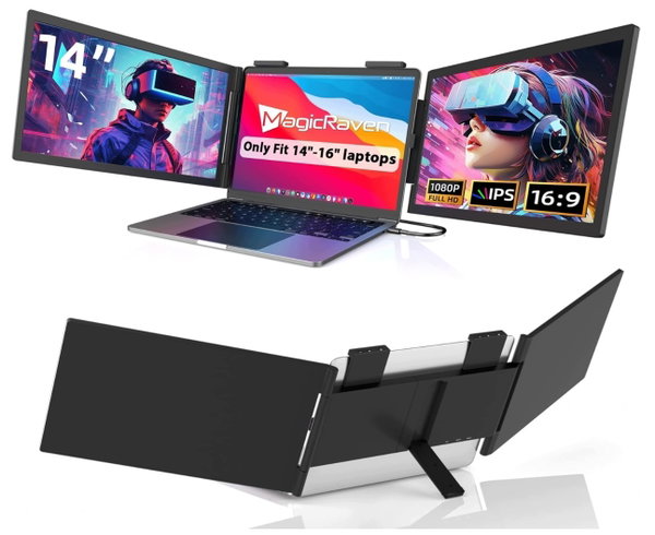 Monitor magicraven z140a01d do laptopa przenośny monitor podwójny 14"