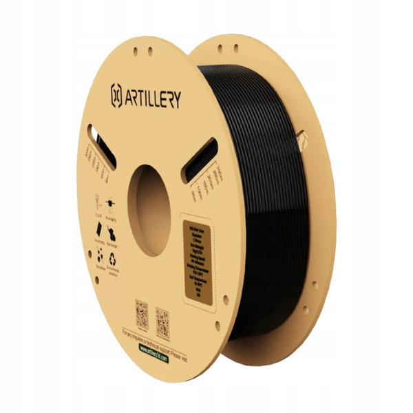 Filament pla artillery 1,75 mm 1 kg czarny black do drukarki 3d