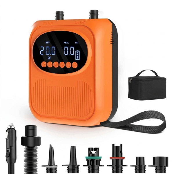 Pompka elektryczna do sup mojimdo 20 psi 12v 5 trybów 6 dysz auto off