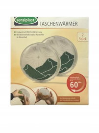 Ogrzewacz do rąk żelowy sensiplast 2 szt. wielorazowy do 60 min