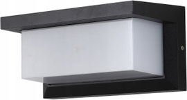 Lampa zewnętrzna i wewnętrzna ogrodowa fasadowa z czujnikiem ruchu led zimn