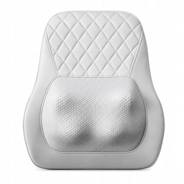 Poduszka masująca shiatsu 3d masażer karku pleców z grzaniem pilot szara