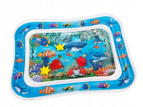Sensoryczna mata wodna dla dzieci 60 × 45 cm - morska przygoda