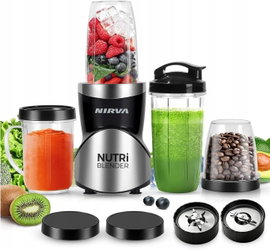 Blender kielichowy nirva 4w1 smoothie koktajle młynek 25000 obr 4 kubki