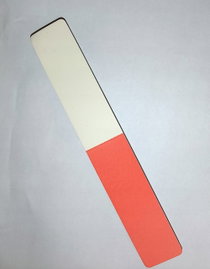 Pilniczek polerka do paznokci biało-różowo-szara