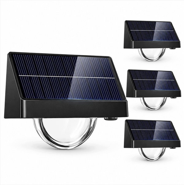 Lampki solarne led rgb 8 kolorów 10 trybów ip44 schodowe ogrodowe tarasowe