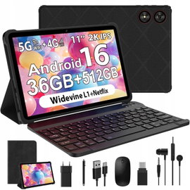 Tablet 11" octa-core android 16 36gb+512gb 4g lte/sim/5g wifi