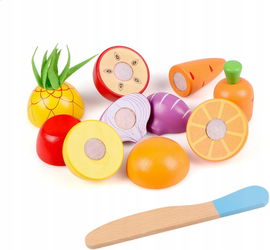 Drewaniane warzywa do krojenia Djeco