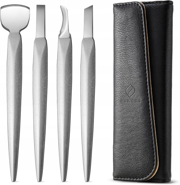FERYES Zestaw Manicure Pedicure 4 szt, etui