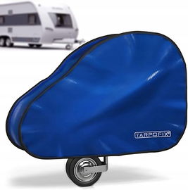 Osłona haka holowniczego do przyczepy kempingowej, osłona dyszla NIEBIESKI