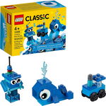 LEGO Classic Niebieskie klocki kreatywne  11006, 52 elementów, dla dzieci 3+