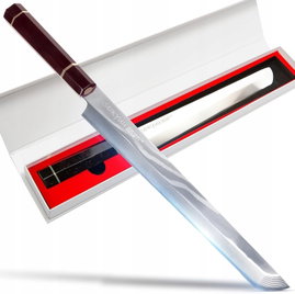Japoński nóż Sakimaru SEIRYUU Sashimi PRO; 280 mm; VG-10 Damascus; heban