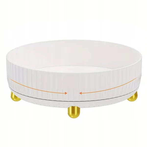 Lekka, luksusowa taca na kosmetyki Obrotowa o 360°