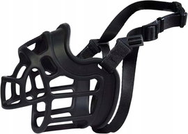 Kaganiec dla średnich i dużych psów, FIZJOLOGICZNY gumowy regulowany, lekki