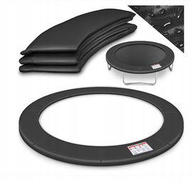 OSŁONA KRAWĘDZI TRAMPOLINY KIDUKU CZARNA osłona Ø366 cm