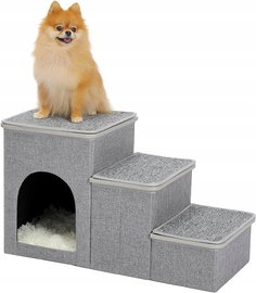 PETEPELA Schody dla psa z 2 pudełkami do przechowywania