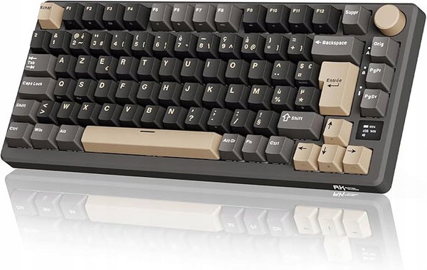 Klawiatura mechaniczna bezprzewodowa RK ROYAL KLUDGE M75, AZERTY FRANCUSKA