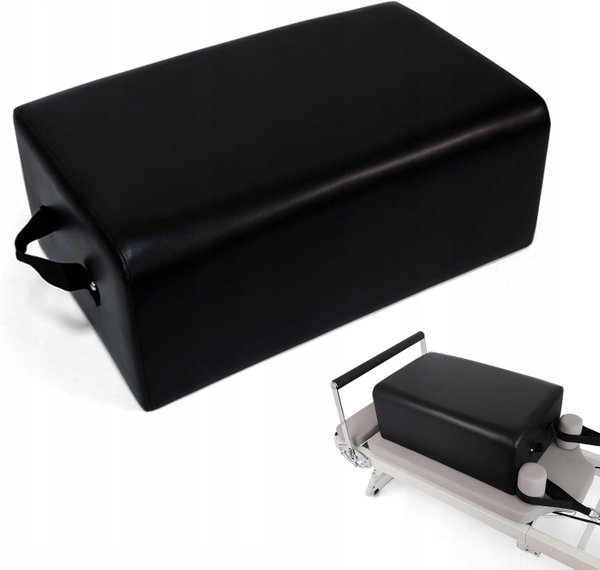 Skrzynia, Siedzisko Pilates Box z uchwytem Reformer Drewniane 60x40x23,5 cm