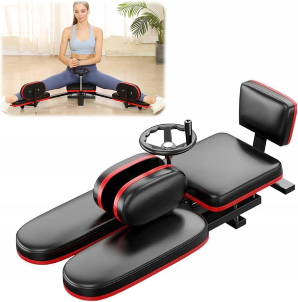 Maszyna do Szpagatu 180° Przyrząd do Rozciągania Nóg Stretching, trenażer