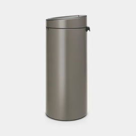 Brabantia Kosz dotykowy Touch Bin New, 30L Platynowy + ROLKA WORKÓW