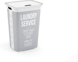 Curver Kis Chic kosz na pranie - dekorowany kosz na pranie 60 l