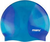 Maru Multi Silikonowy Czepek Pływacki - Niebieski