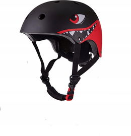 KASK dziecięcy okrągły na rower, hulajnogę, rolki rozm S 51-54 cm