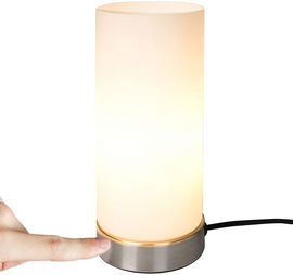 Lampa stołowa Jago biały 40 W, lampka nocna