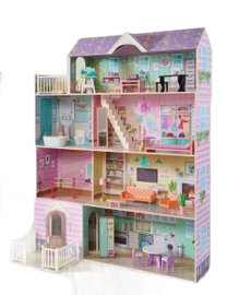 Smyths Toys Drewniany domek dla lalek 2.0 Lillie z mebelkami dla lalek