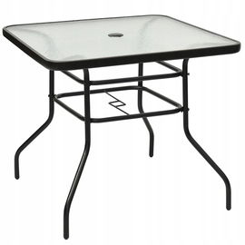 Stół Costway metal kwadratowy 81 x 81 x 71 cm