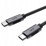 Kabel UNI USB typ C - USB typ C 3 m czarny