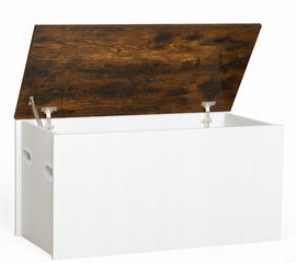 Duża Drewniana Skrzynia na zabawki i rzeczy do pokoju do przechowywania