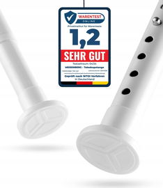 Drążek Prysznicowy do zasłony 160-210cm do szafy rozporowy bez wiercenia