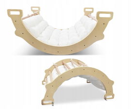 Łuk Huśtawki z Poduszki Dwustronny Wspinaczkowy Naturalny DLA DZIECI BUJAK