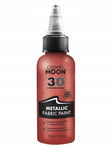 farbka do tkanin 30 ml ubrań koszulek metaliczna czerwona red tekstyliów