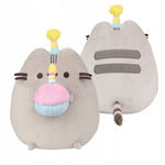 pusheen pluszowa maskotka kot z tortem w czapeczce 27cm kotek urodziny