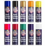 spray koloryzujący lakier do włosów 125 ml kolory 10szt zestaw 10 kolorów