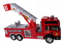 wóz strażacki fire truck straż pożarna duży 30 cm wysuwana drabina